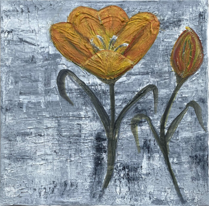 Tulpen Duo, abstrakte Kunst – Bild 7